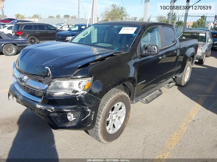 2015 CHEVROLET COLORADO VIN 1GCGSBE3XF1270539 — фото 2