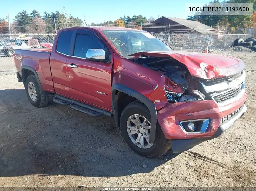 CHEVROLET COLORADO 2015, VIN 1GCHTBE33F1197600