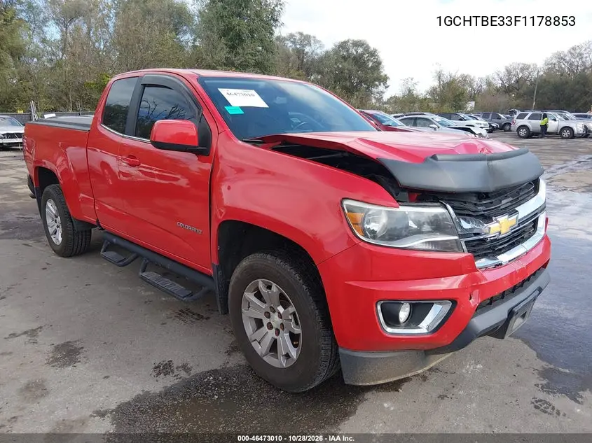 CHEVROLET COLORADO 2015, VIN 1GCHTBE33F1178853