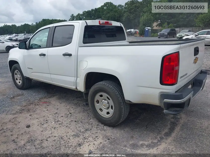 2016 CHEVROLET COLORADO VIN 1GCGSBEA3G1260693 — фото 3