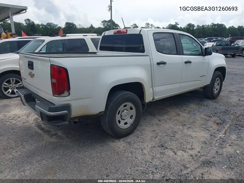 2016 CHEVROLET COLORADO VIN 1GCGSBEA3G1260693 — фото 4