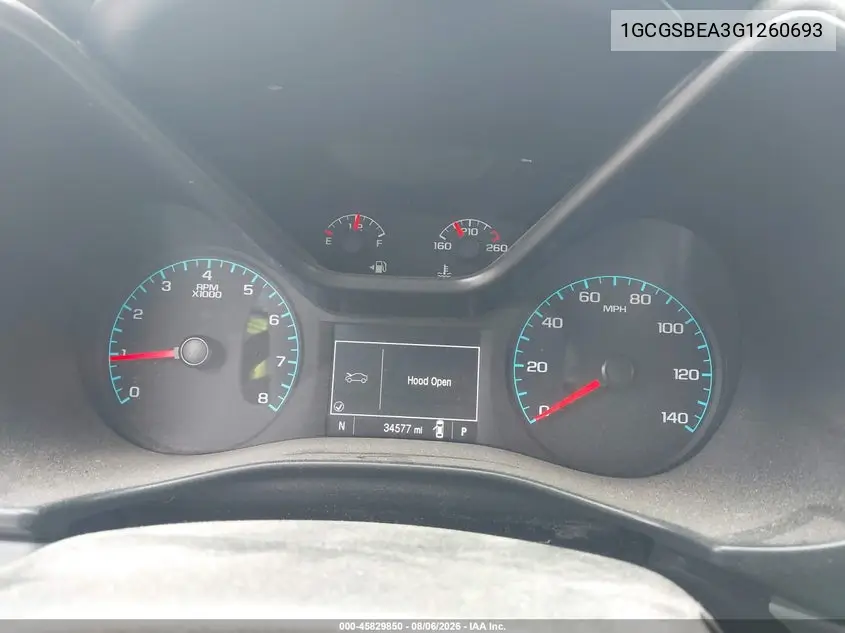 2016 CHEVROLET COLORADO VIN 1GCGSBEA3G1260693 — фото 7