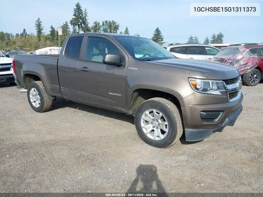CHEVROLET COLORADO 2016, VIN 1GCHSBE15G1311373