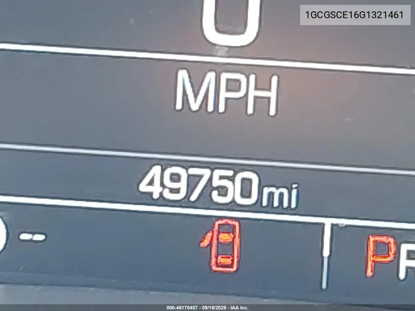 2016 CHEVROLET COLORADO VIN 1GCGSCE16G1321461 — фото 15
