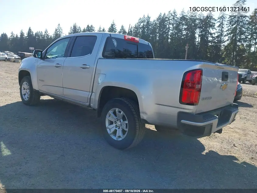2016 CHEVROLET COLORADO VIN 1GCGSCE16G1321461 — фото 3