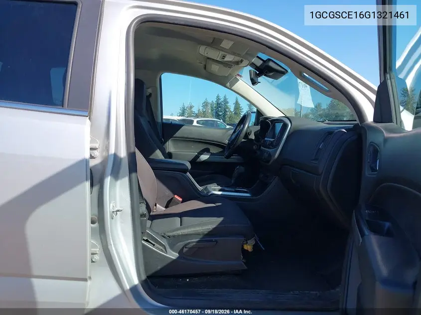 2016 CHEVROLET COLORADO VIN 1GCGSCE16G1321461 — фото 5