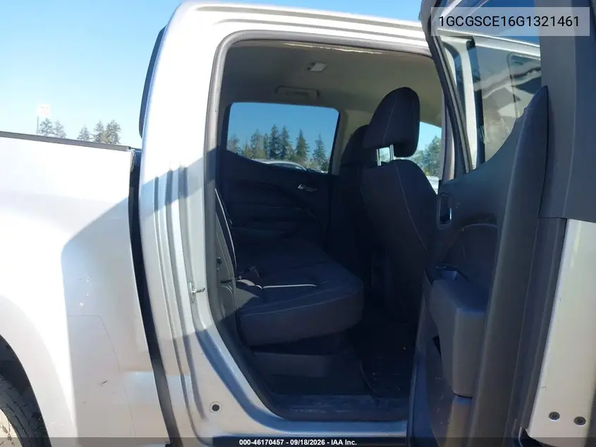 2016 CHEVROLET COLORADO VIN 1GCGSCE16G1321461 — фото 8
