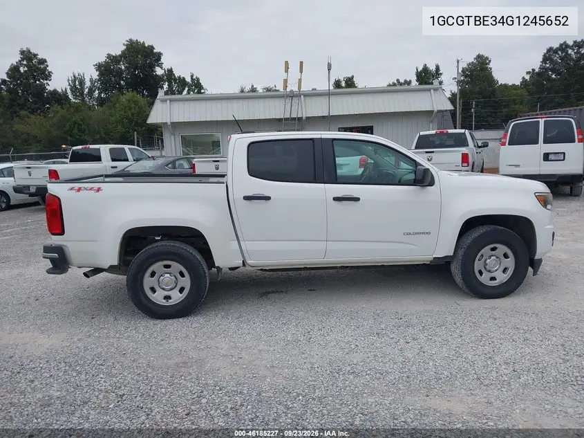 2016 CHEVROLET COLORADO VIN 1GCGTBE34G1245652 — фото 15