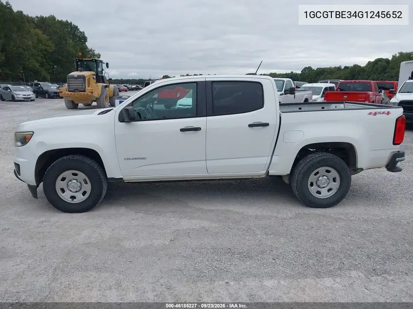 2016 CHEVROLET COLORADO VIN 1GCGTBE34G1245652 — фото 16