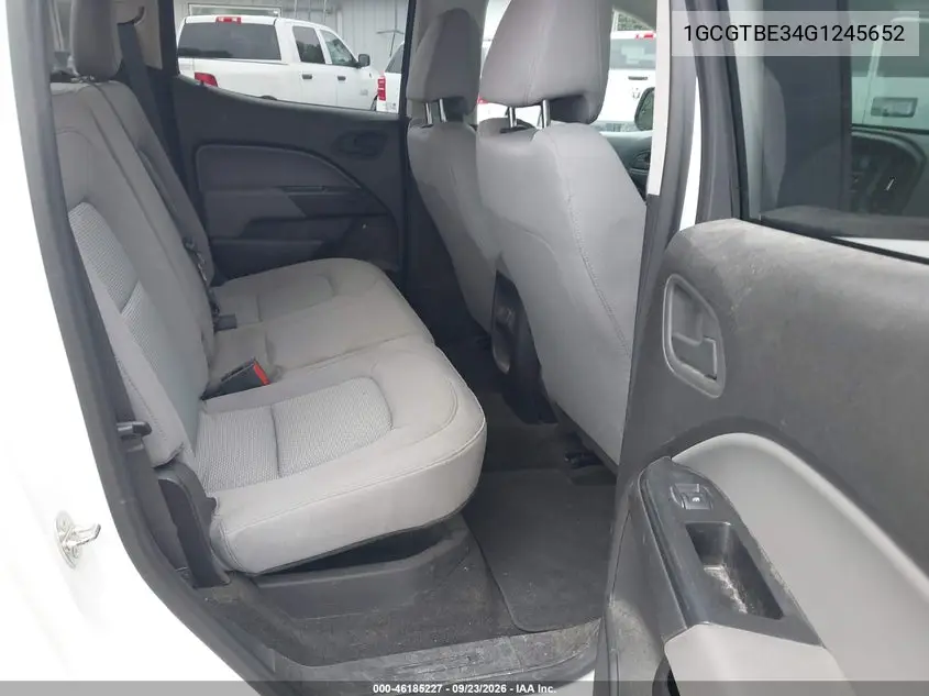 2016 CHEVROLET COLORADO VIN 1GCGTBE34G1245652 — фото 8