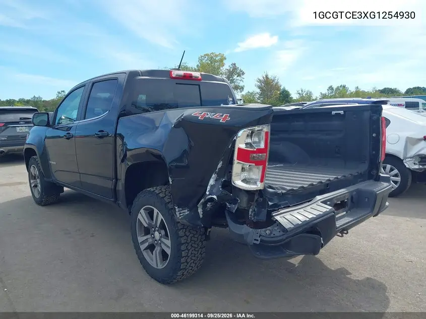 2016 CHEVROLET COLORADO VIN 1GCGTCE3XG1254930 — фото 3