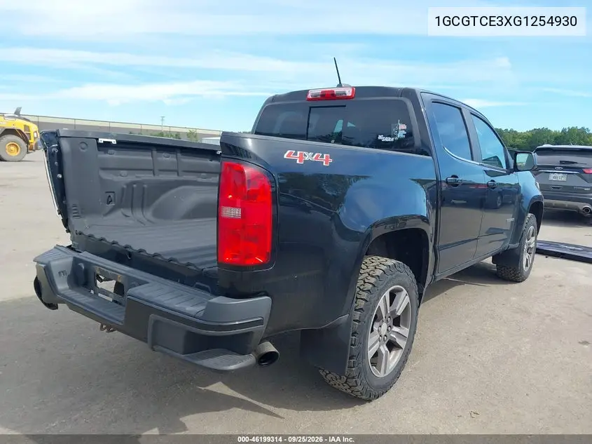 2016 CHEVROLET COLORADO VIN 1GCGTCE3XG1254930 — фото 4