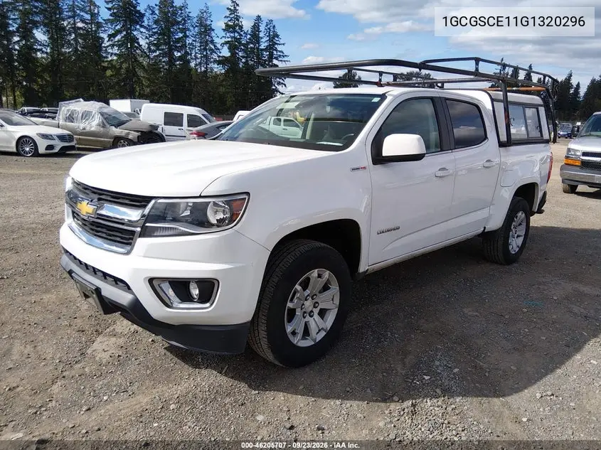 2016 CHEVROLET COLORADO VIN 1GCGSCE11G1320296 — фото 2