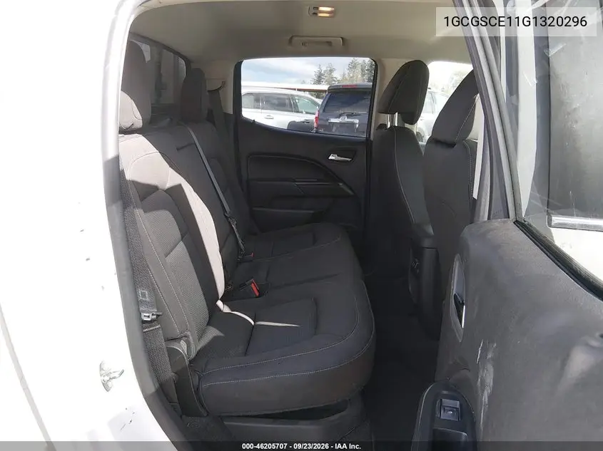 2016 CHEVROLET COLORADO VIN 1GCGSCE11G1320296 — фото 8