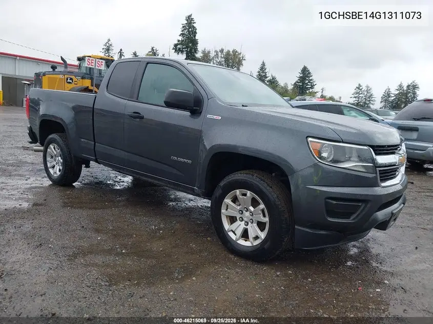 CHEVROLET COLORADO 2016, VIN 1GCHSBE14G1311073