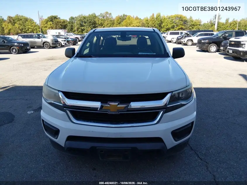 2016 CHEVROLET COLORADO VIN 1GCGTBE38G1243967 — фото 15