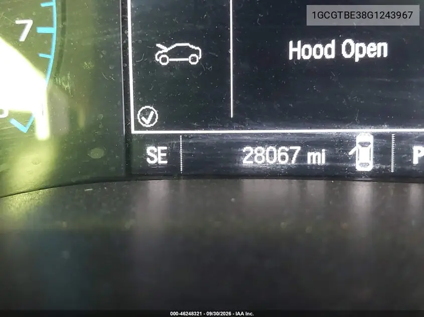 2016 CHEVROLET COLORADO VIN 1GCGTBE38G1243967 — фото 18