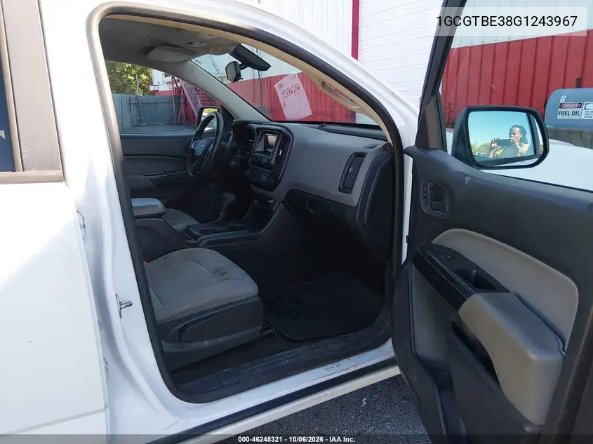 2016 CHEVROLET COLORADO VIN 1GCGTBE38G1243967 — фото 5