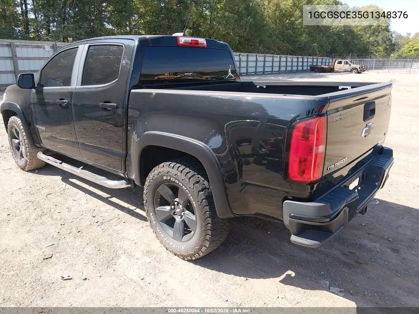 2016 CHEVROLET COLORADO VIN 1GCGSCE35G1348376 — фото 3