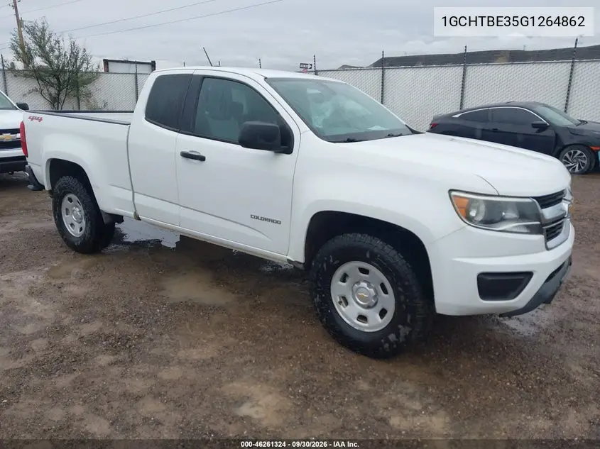 CHEVROLET COLORADO 2016, VIN 1GCHTBE35G1264862