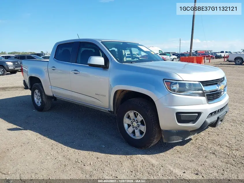 CHEVROLET COLORADO 2016, VIN 1GCGSBE37G1132121