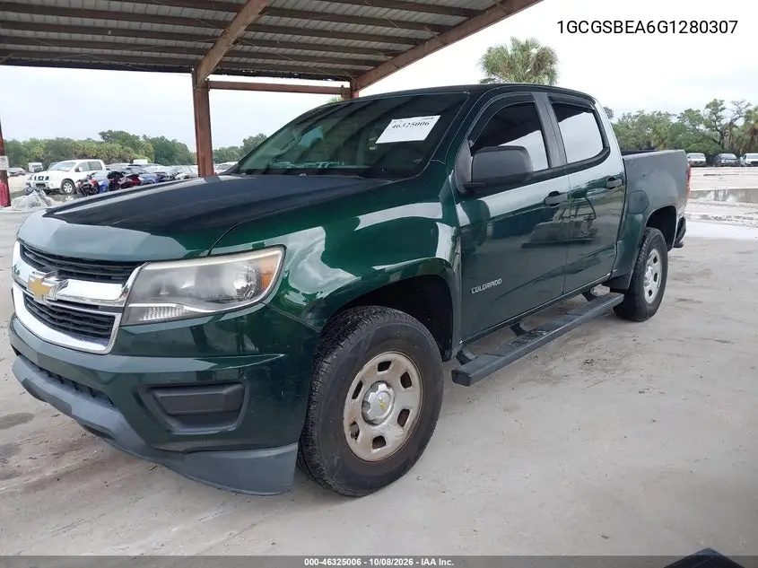 2016 CHEVROLET COLORADO VIN 1GCGSBEA6G1280307 — фото 2