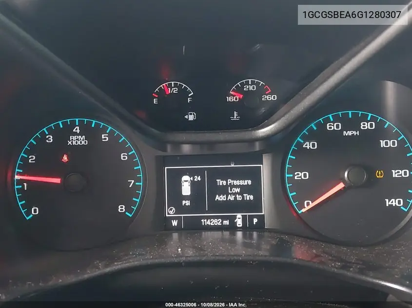 2016 CHEVROLET COLORADO VIN 1GCGSBEA6G1280307 — фото 7