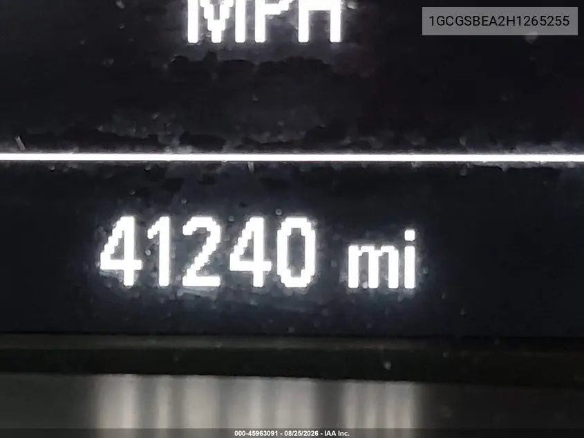 2017 CHEVROLET COLORADO VIN 1GCGSBEA2H1265255 — фото 19