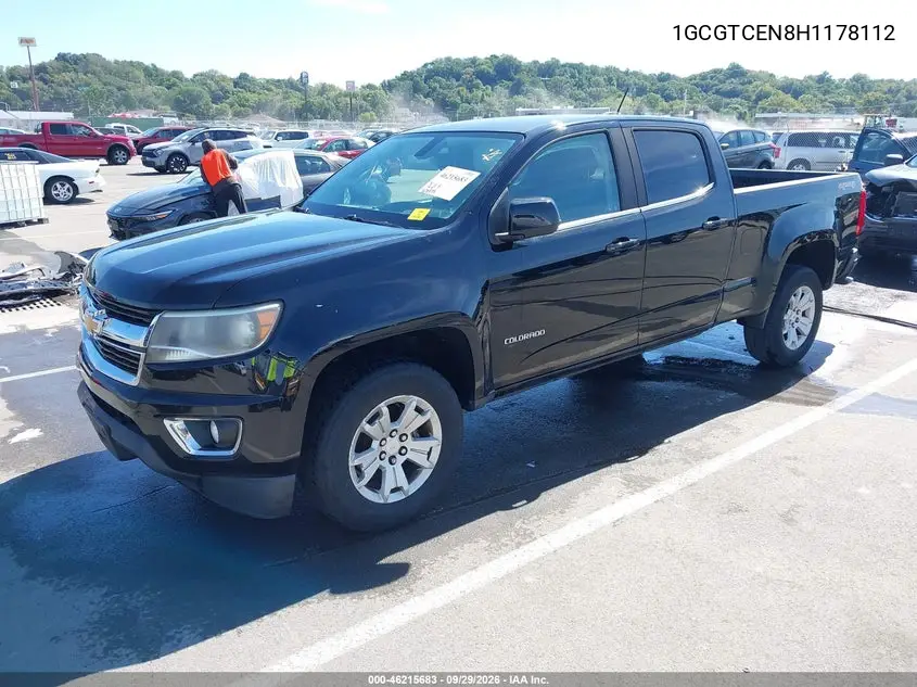 2017 CHEVROLET COLORADO VIN 1GCGTCEN8H1178112 — фото 2