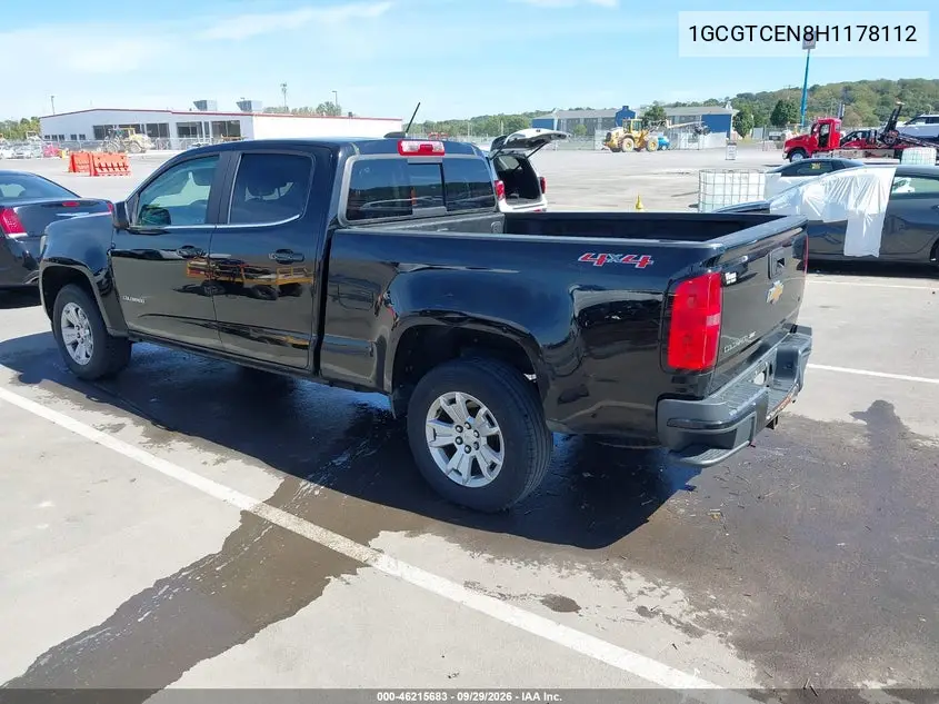2017 CHEVROLET COLORADO VIN 1GCGTCEN8H1178112 — фото 3