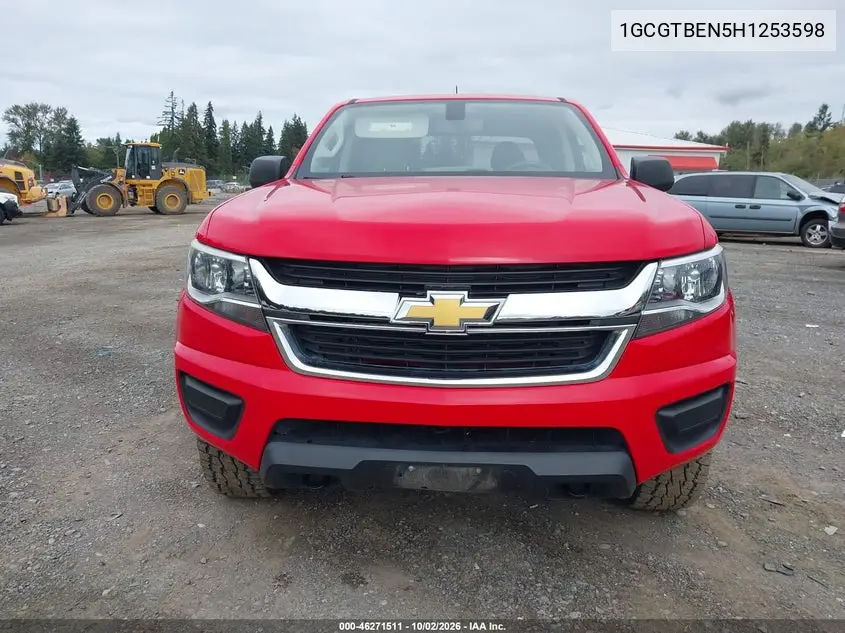 2017 CHEVROLET COLORADO VIN 1GCGTBEN5H1253598 — фото 12