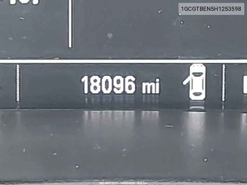 2017 CHEVROLET COLORADO VIN 1GCGTBEN5H1253598 — фото 15