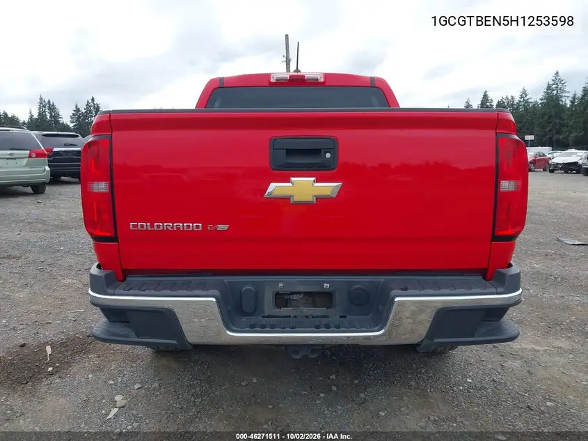 2017 CHEVROLET COLORADO VIN 1GCGTBEN5H1253598 — фото 16