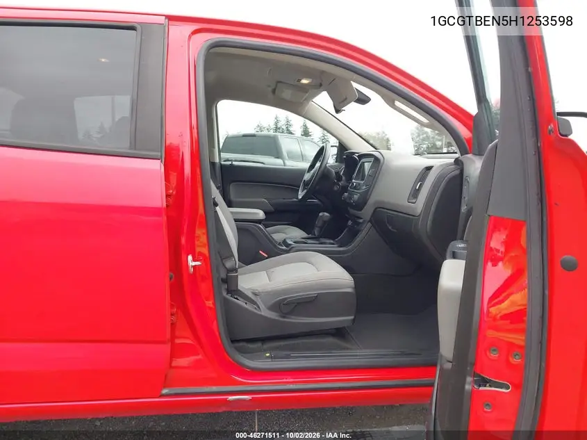 2017 CHEVROLET COLORADO VIN 1GCGTBEN5H1253598 — фото 5
