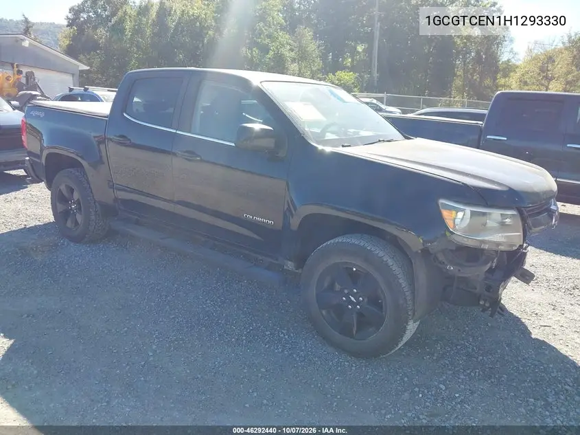 CHEVROLET COLORADO 2017, VIN 1GCGTCEN1H1293330