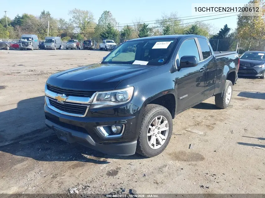 2017 CHEVROLET COLORADO VIN 1GCHTCEN2H1200612 — фото 2