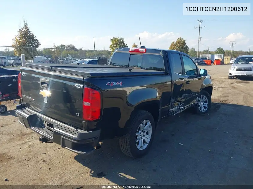 2017 CHEVROLET COLORADO VIN 1GCHTCEN2H1200612 — фото 4