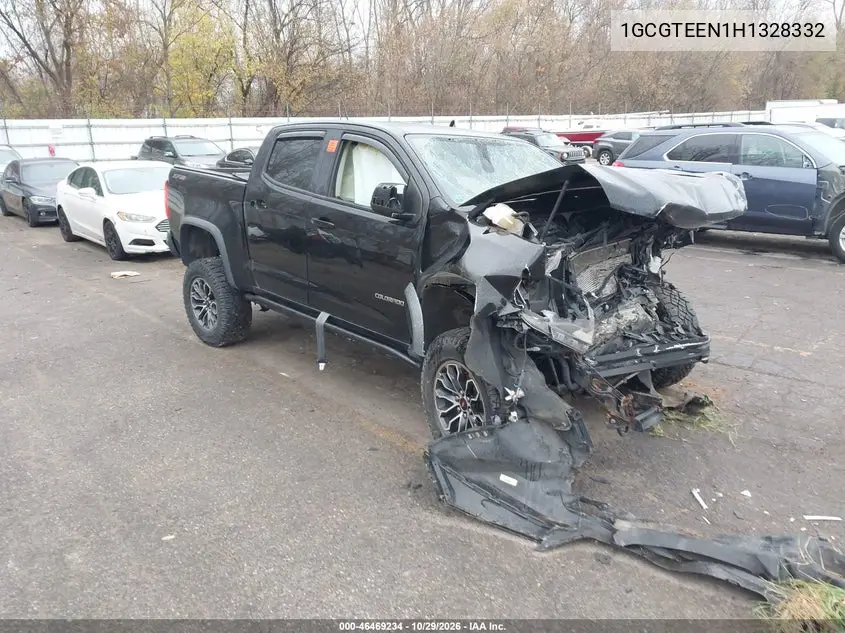 CHEVROLET COLORADO 2017, VIN 1GCGTEEN1H1328332