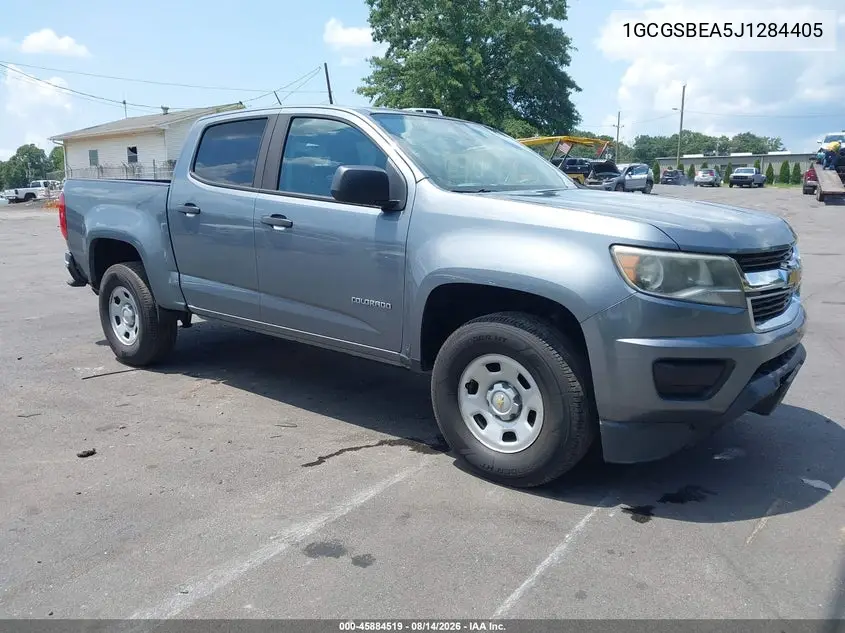 CHEVROLET COLORADO 2018, VIN 1GCGSBEA5J1284405