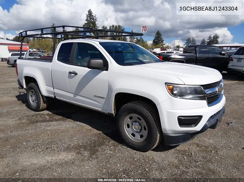 CHEVROLET COLORADO 2018, VIN 1GCHSBEA8J1243304