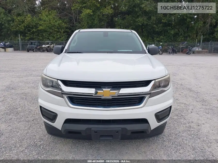 2018 CHEVROLET COLORADO VIN 1GCHSBEAXJ1275722 — фото 13