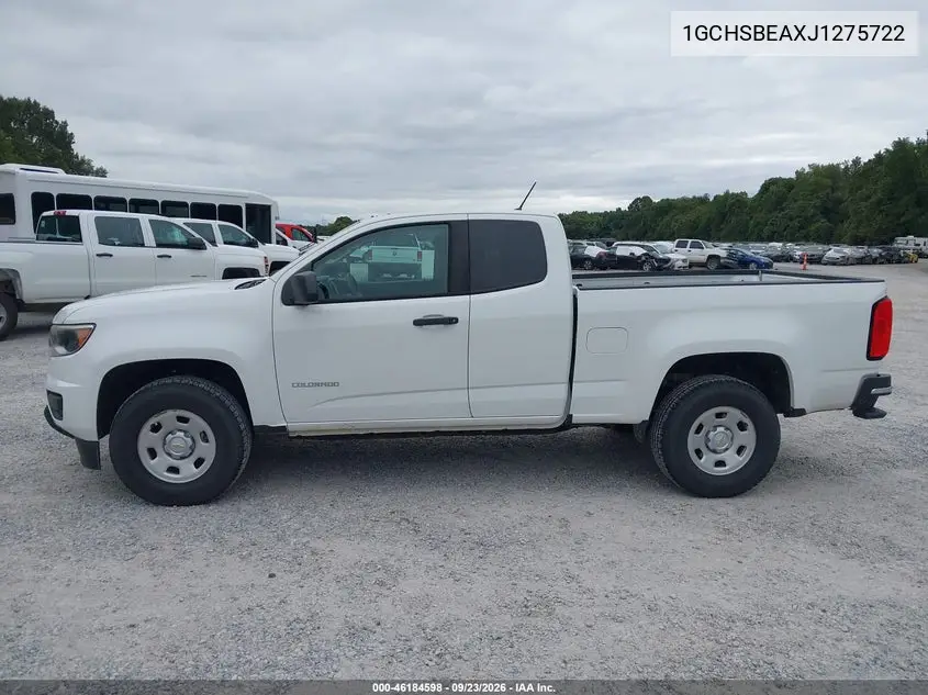 2018 CHEVROLET COLORADO VIN 1GCHSBEAXJ1275722 — фото 15