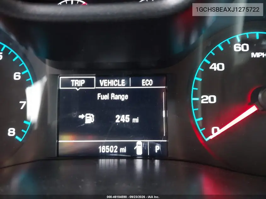 2018 CHEVROLET COLORADO VIN 1GCHSBEAXJ1275722 — фото 16