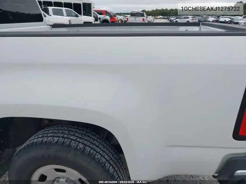 2018 CHEVROLET COLORADO VIN 1GCHSBEAXJ1275722 — фото 6