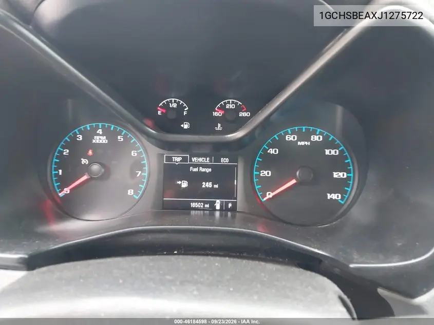 2018 CHEVROLET COLORADO VIN 1GCHSBEAXJ1275722 — фото 7