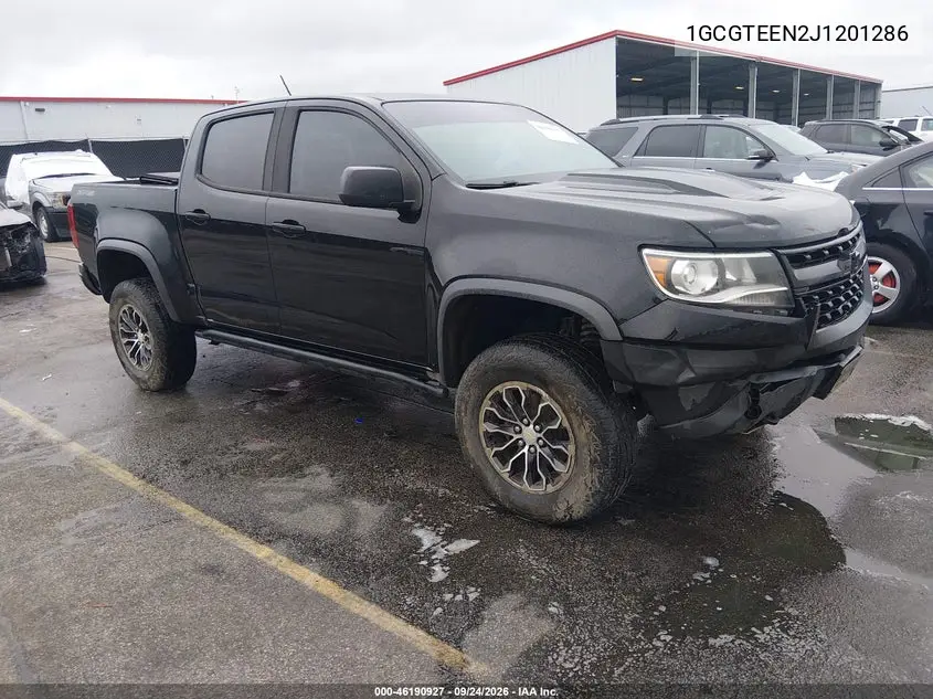 CHEVROLET COLORADO 2018, VIN 1GCGTEEN2J1201286
