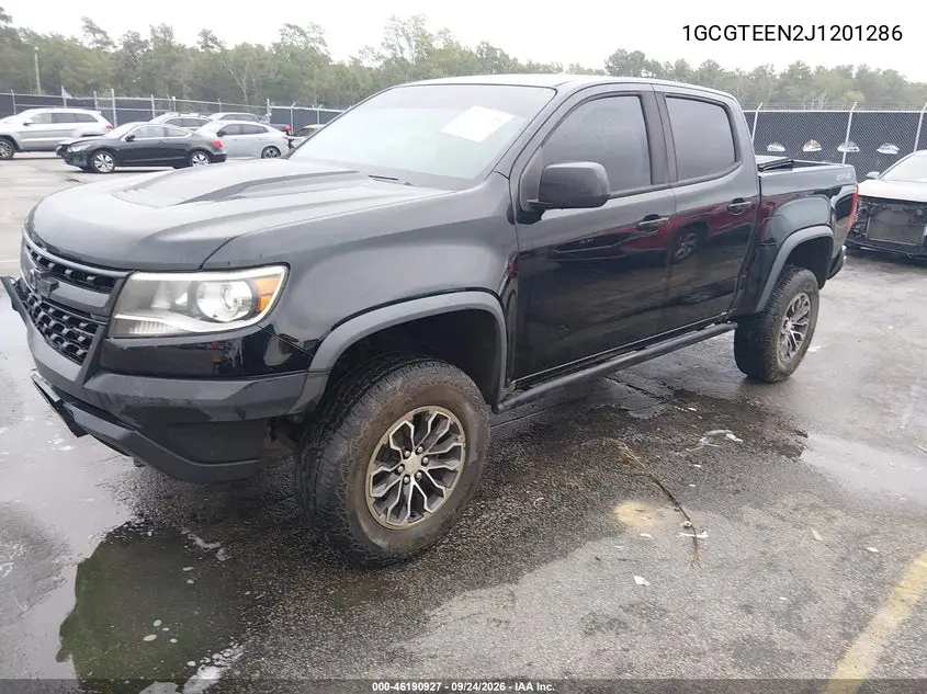 2018 CHEVROLET COLORADO VIN 1GCGTEEN2J1201286 — фото 2