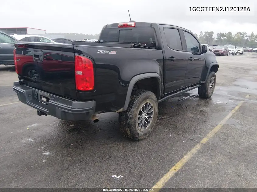 2018 CHEVROLET COLORADO VIN 1GCGTEEN2J1201286 — фото 4