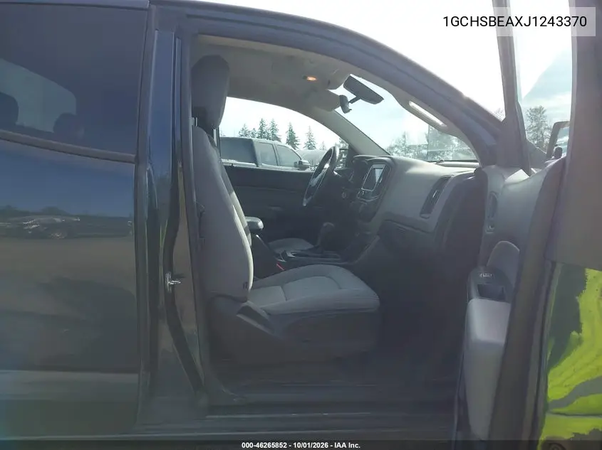 2018 CHEVROLET COLORADO VIN 1GCHSBEAXJ1243370 — фото 5