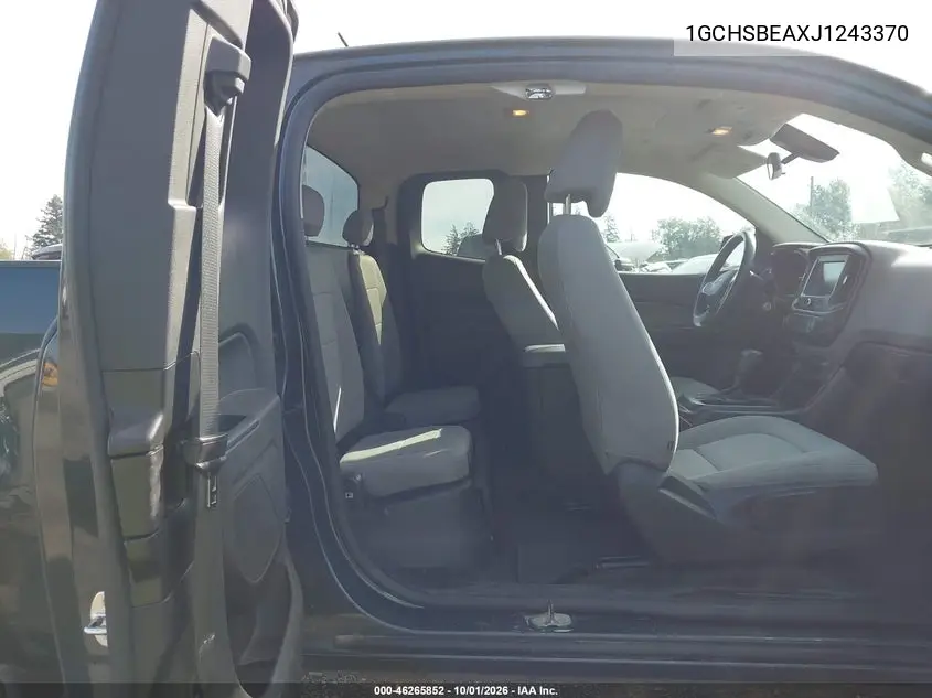 2018 CHEVROLET COLORADO VIN 1GCHSBEAXJ1243370 — фото 8
